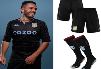 Aston Villa football shirts 2020-21